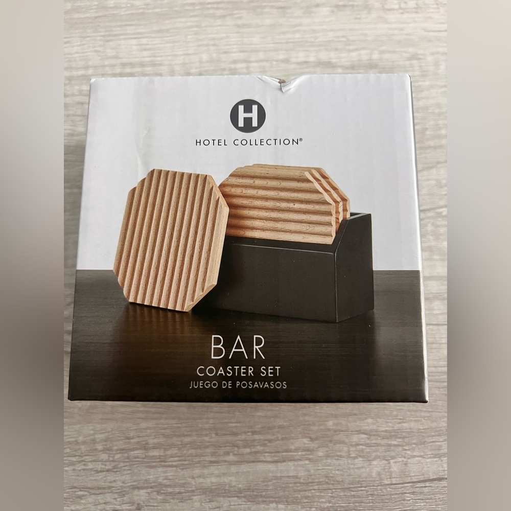 Hotel Collection Bar Coaster Set - Picture 3 of 8